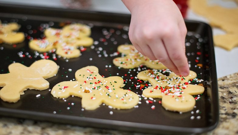 Baking Christmas Goodies In A New Home