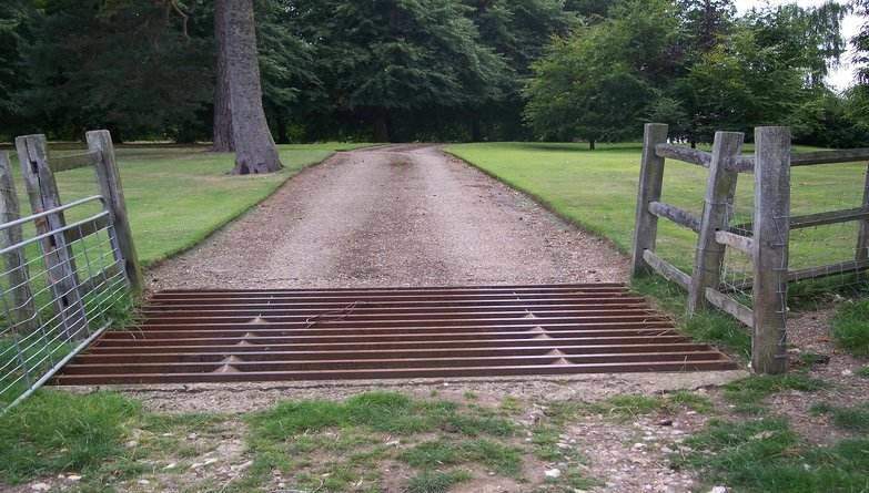 Cattle Grid on Kent Nature Walk