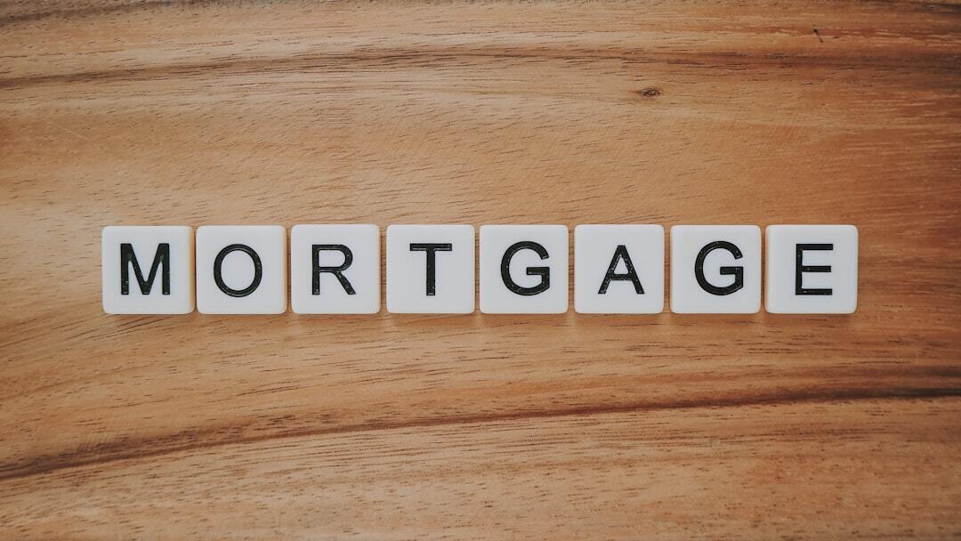 Mortgage Scrabble tiles