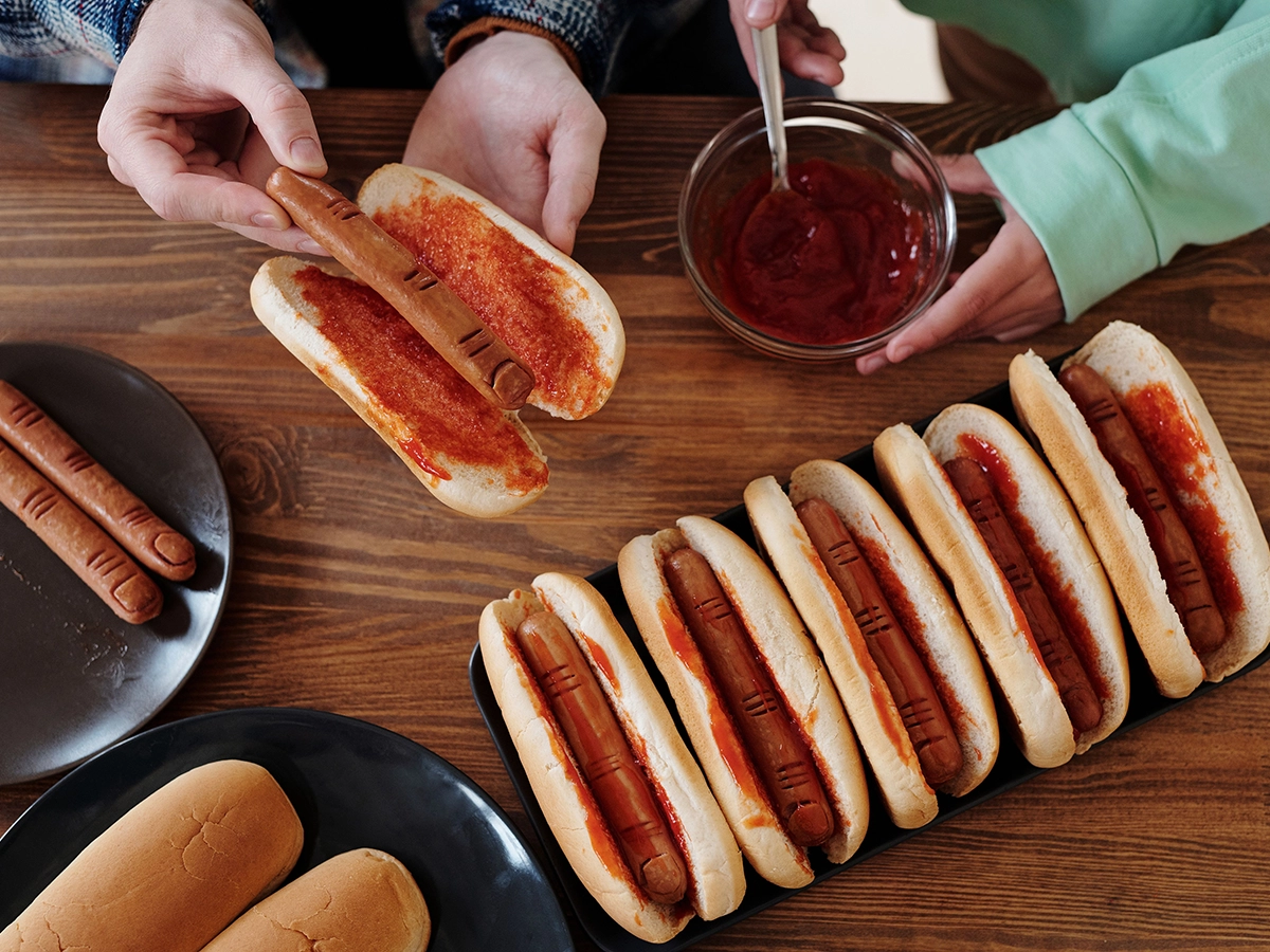 Halloween Finger Hot Dogs
