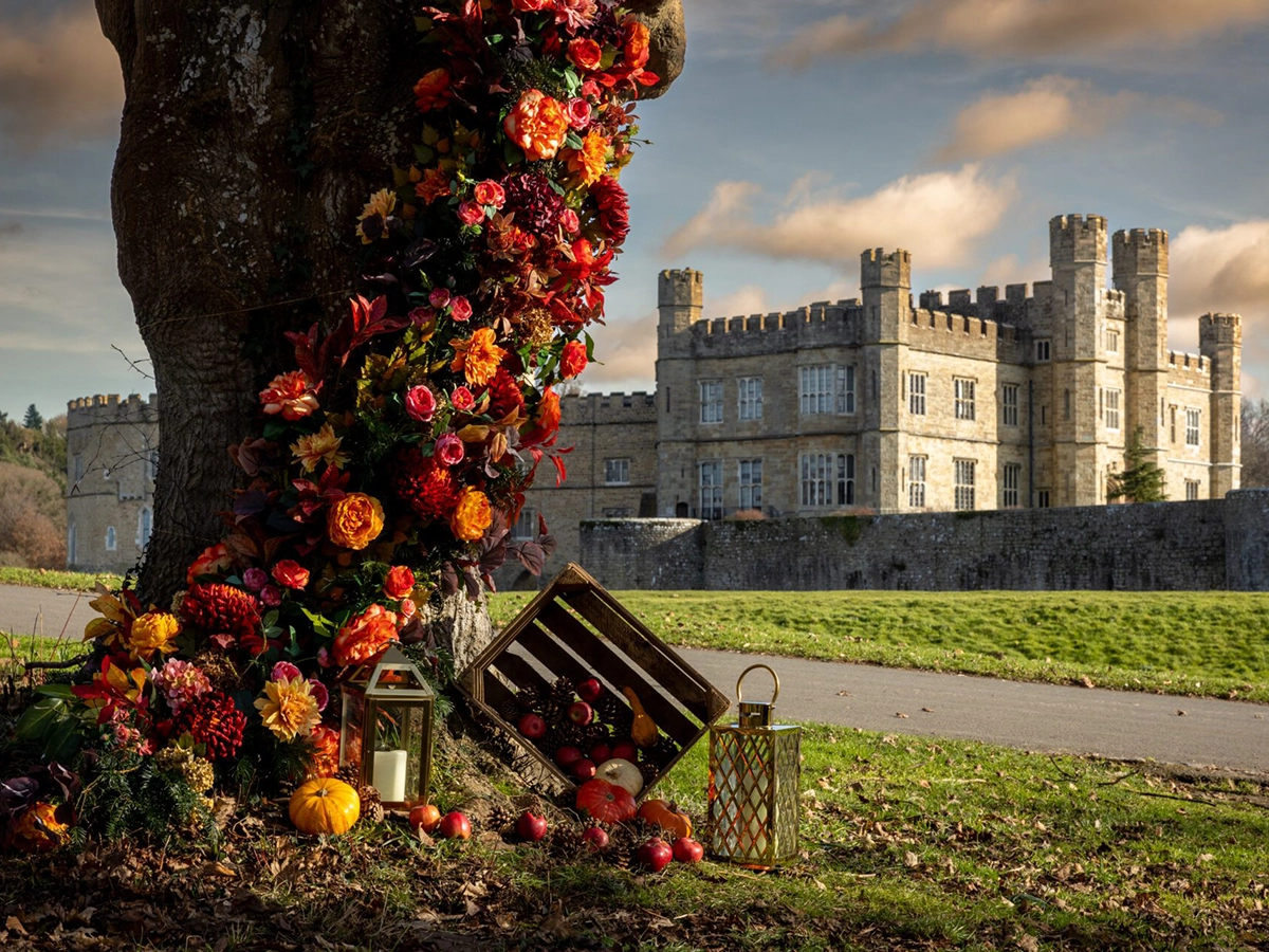 Leeds Castle Halloween Autumn Decorations